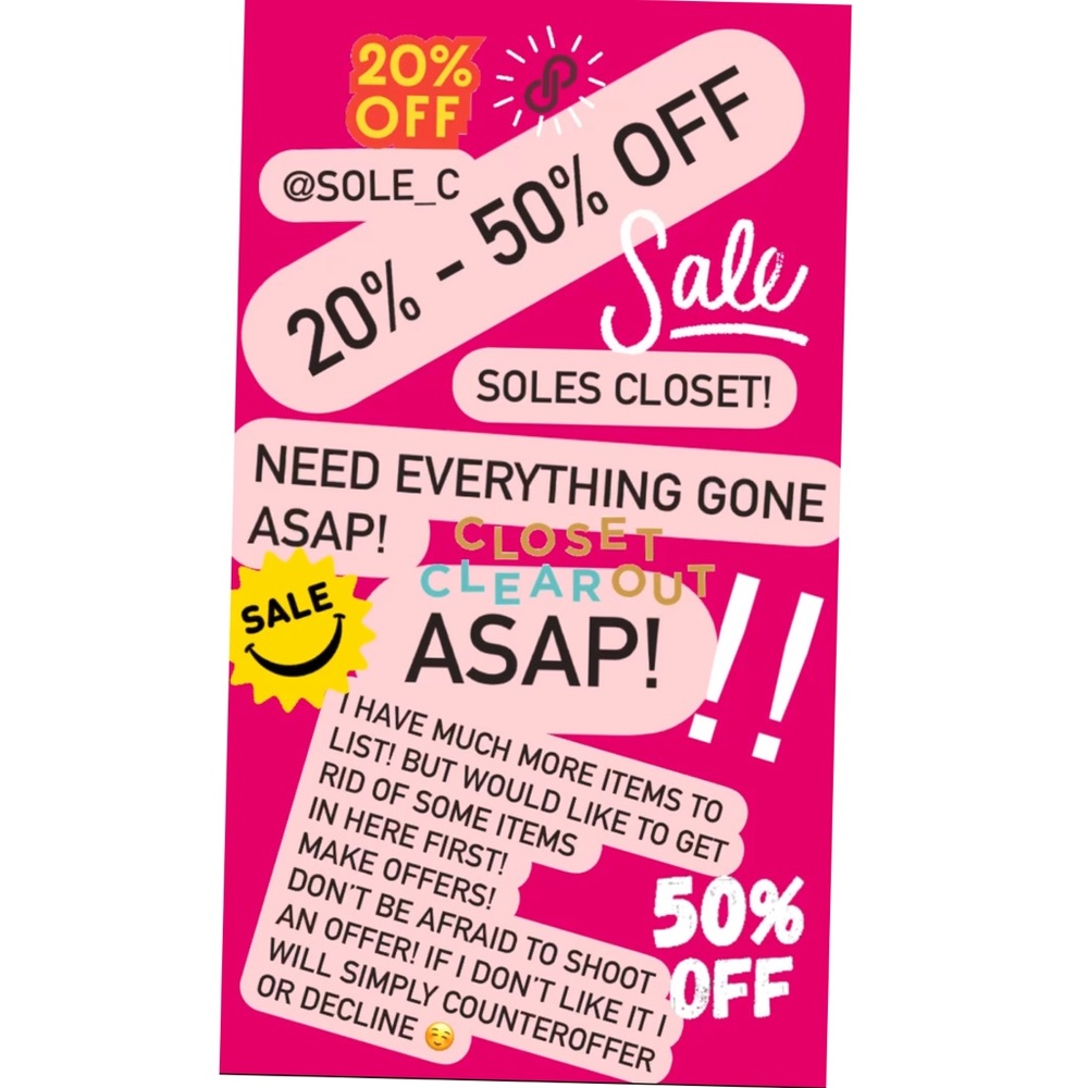 SALE! Sale! Sale‼️‼️‼️‼️